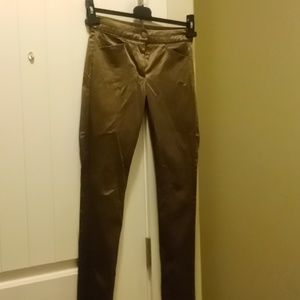 H &M satin skinny pants